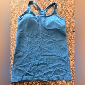 Lululemon Tank Teal Sz  8 EUC